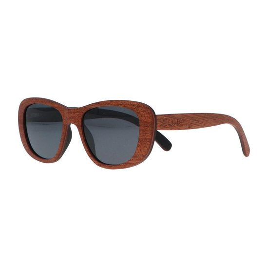 5one® Siena - houten dames zonnebril met grijze lens