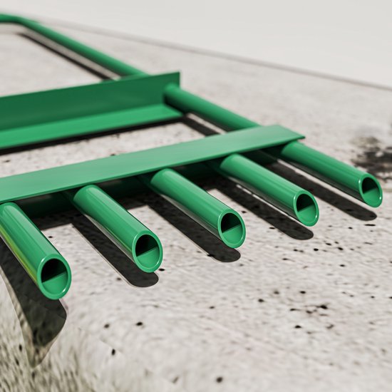 Handmatige Gazonbeluchter Verticuteerder 30 cm - Groen