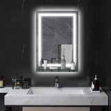 4goodz Badkamerspiegel 50x70 cm met Touch Verlichting en Planchet