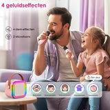 Vesfy Karaoke Set - Draadloze microfoon met Bluetooth 5.0 en LED verlichting