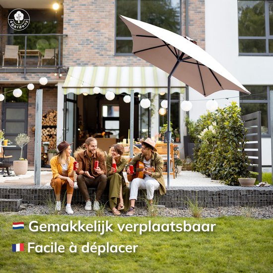 4gardenz® Parasol Kantelbaar