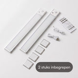 Fidali LED Kastverlichting met Bewegingssensor - Trapverlichting - USB-C Oplaadbaar - 2