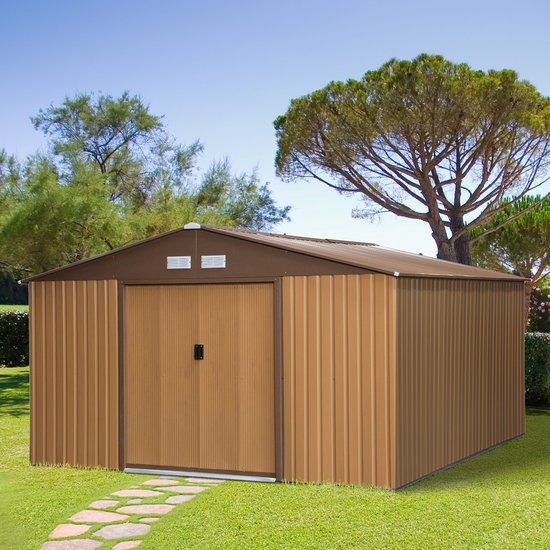 Grote Tuinschuur Weerbestendig met Schuifdeuren