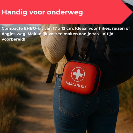 104-Delige EHBO Kit - Noodpakket - EHBO voor Auto, Thuis, en - Kit met en - en