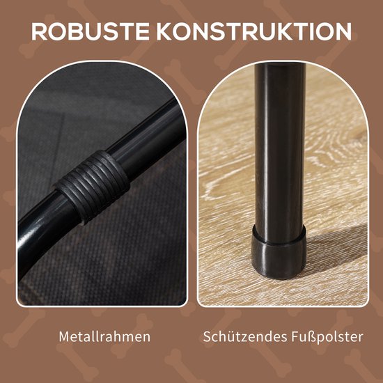 Hondenligbed met luifel - ademend - Large
