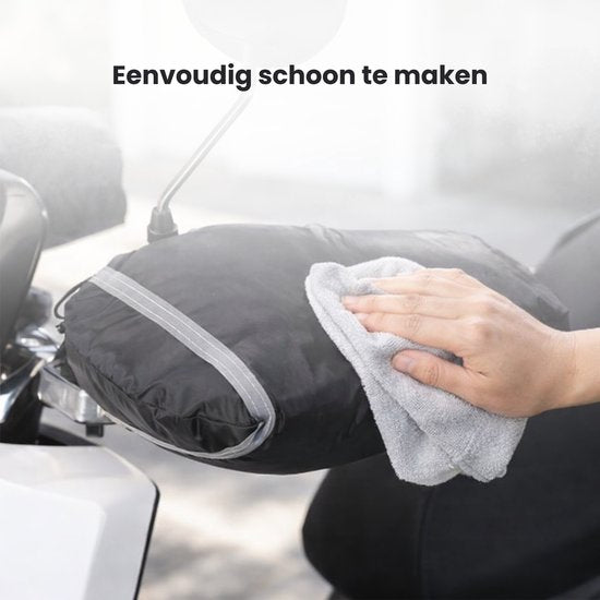 Stuurmoffen voor Fiets & Scooter – Waterdichte Handmoffen – Winter Stuurhandschoenen – Warme Handbeschermers – Geschikt voor Fiets, Scooter, Motor en Fatbike