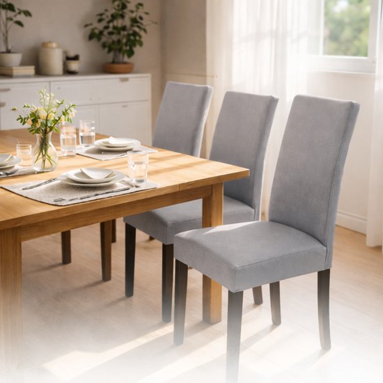 Stoelhoezen - Eetkamerstoel Hoes - 6 Stuks - Bescherm stijlvol je stoelen