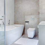 4bathroomz® Toiletrolhouder met planchet voor telefoon - wc rolhouder