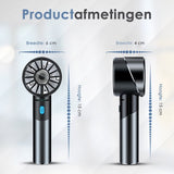 Handventilator - Snelheden - Oplaadbaar - en