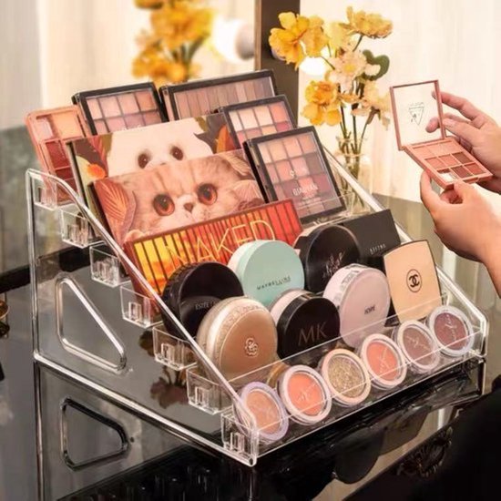 Nagellak Organizer - Make Up Organizer - Opbergen Display Rek - Organizer Bakjes - Make Up Koffer - Transparant - NovaWare