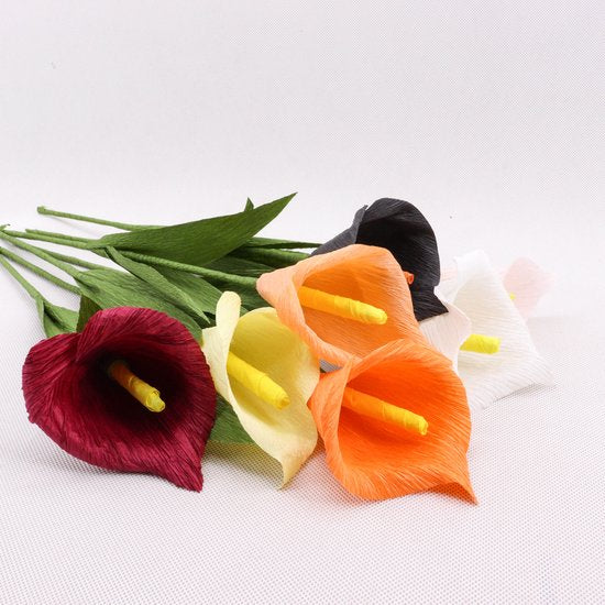 DIY Bloemen Knutselset van Crêpepapier – Maak Zelf Papieren Bloemen & Boeket – Creatieve Hobby Set voor Volwassenen & Kinderen – Inclusief Instructies