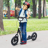 Scooter Step hoogteverstelbaar 12 inch - Zwart