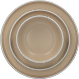6 persoons Servies 18 delig Nordic style Keramiek - beige/wit