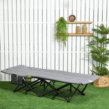 4goodz Veldbed Campingbed met Tas en Bekerhouder - max 120kg