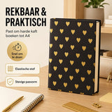 Rekbare boekenkaft - A4 - 5 stuks