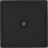 Luzzo® Regendouchekop extra Platte Hoofddouche Vierkant RVS Ø25 cm - Douchekop Zwart
