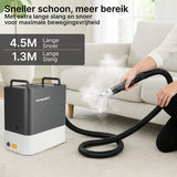 Tapijtreiniger PRO - Vlekkenreiniger - Stoomreiniger Stofzuiger - Bank Reiniger Machine - Zetelreiniger met Opzuig - Textielreiniger - Matras reiniger - Dieptereiniging met 100°C Stoom - 3 Opzetstukken - 2000W