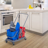 Schoonmaakkar Rolemmer met Wringer - 26 Liter capaciteit