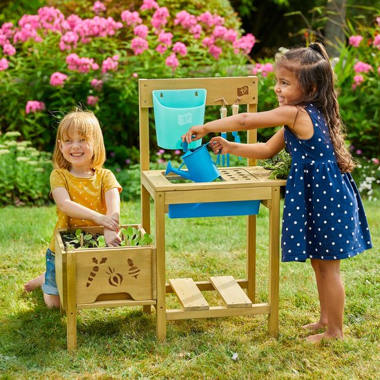 TP Toys - TP677 - Plantenbak - Bloembak - Tuin Hochbeed - 34 x 83 x 88 cm