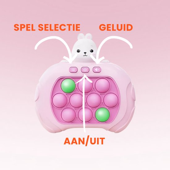 DMG Supply Pop It Game - Pop It - Pop Or Flop - Fidget Toy - Educatief Speelgoed