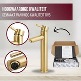 Luzzo® Como - RVS Wastafelkraan Hoog