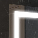 4goodz Badkamerspiegel 50x70 cm met Touch Verlichting en Planchet