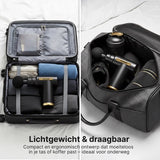 Carewat Massage Gun – Spiermassage Apparaat met 4 Opzetstukken – Draadloos – Stil – Oplaadbaar via USB-C – Spierontspanner voor Nek, Rug en Benen