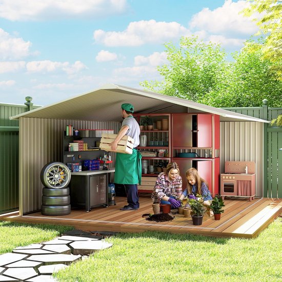 Grote Tuinschuur Weerbestendig met Schuifdeuren