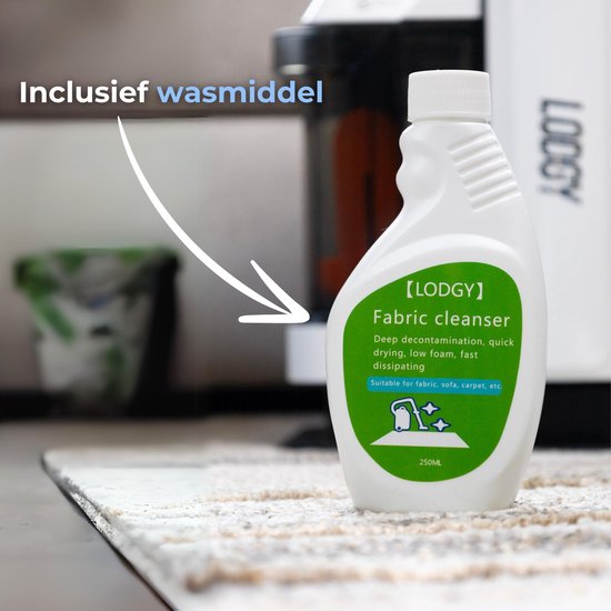 Lodgy® Vlekkenreiniger 2.0 - Tapijtreiniger - Bank Reiniger - Tapijtreiniger Apparaat - Zetelreiniger