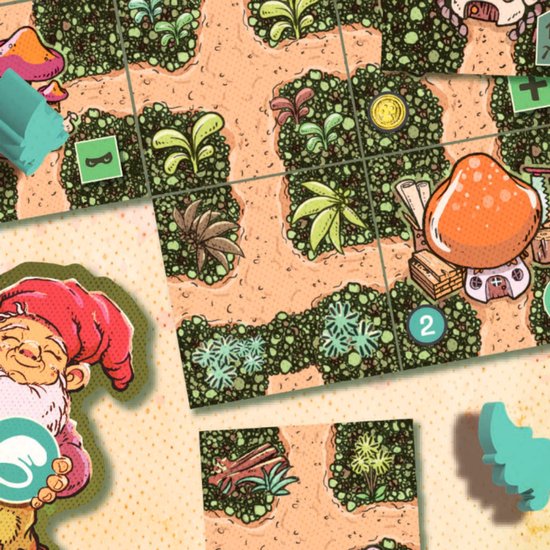 Gnome Village- bordspel- spel - Deluxe