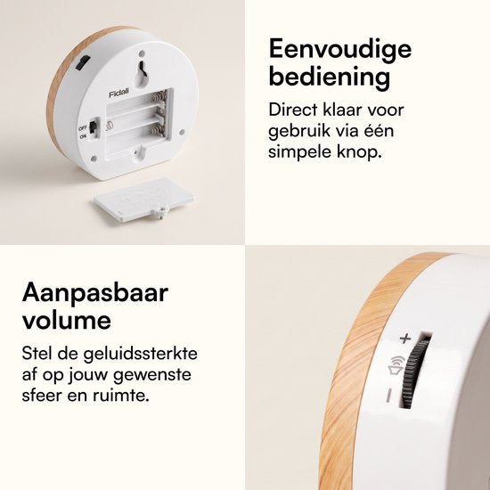 Fidali Vogelhuisje met geluid - bewegingssensor - Vogelgeluiden Huisje Voor op Toilet - vogelgeluiden
