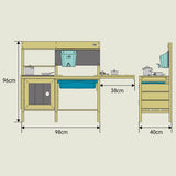 TP - Deluxe Wooden Mud Speelgoedkeuken