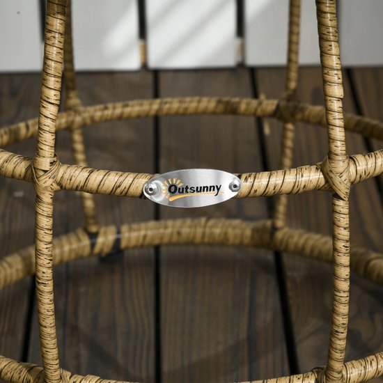 Rotan tuinmeubelset 3-delig. Zitgroep met kussens voor terras balkon