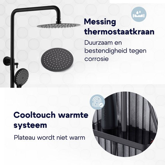 Luzzo® Regendouche met