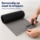 Dakgootbescherming – Bladvanger Dakgoot – Dakgootgaas – Inclusief Bevestigingsclips – Op Maat Knipbaar – Zwart