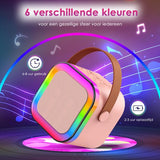 Vesfy Karaoke Set - Draadloze microfoon met Bluetooth 5.0 en LED verlichting
