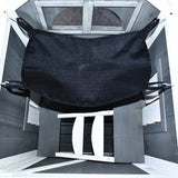 4goodz kattenvilla 2 verdiepingen 59x55x109 cm - Grijs