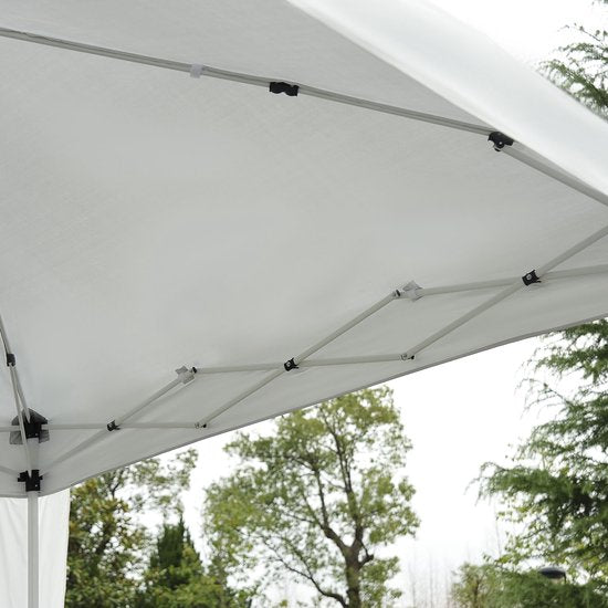 4goodz Inklapbare Partytent 240x240 cm voor Tuin en Feest - 840-159WT - Wit