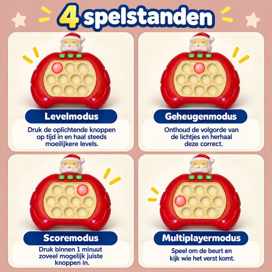 DMG Supply Pop It Game - Pop It - Pop Or Flop - Fidget Toy - Educatief Speelgoed