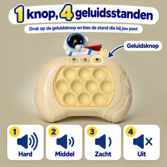 DMG Supply Pop It Game - Pop It - Pop Or Flop - Fidget Toy - Educatief Speelgoed