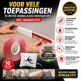 24ME® Dubbelzijdig Montage Tape Etui - 1mm - Transparant - Nano tape - Acrylic VHB