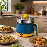 DMG Supply Noodle Pan - Blauw - Elektrische Kookpan - Hotpot - Noodle Kom - 1,8 L - Multicooker