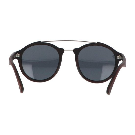 5one® Palermo Rosewood Houten Dames Zonnebril met grijze lens