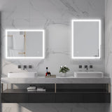 4goodz LED Badkamerspiegel 60x80 cm - Touchscreen, anti-condens - Wit