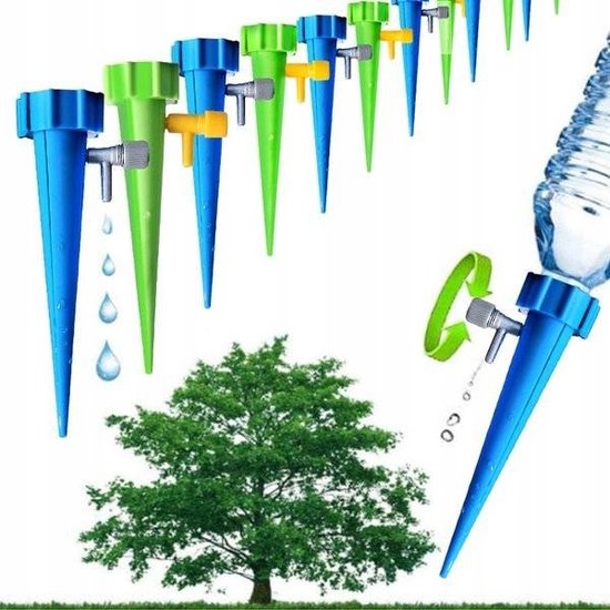 Druppelsysteem - Irrigatiestysteem - Bewateringssysteem - Plant Druppelaar - Waterdruppelaar - 12 Stuks.