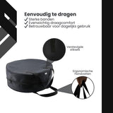 EV Kabel Tas – Opbergtas voor Laadkabel Auto – Waterdichte Kabel Organizer Auto Kofferbak – Geschikt voor EV, Startkabels & Verlengkabels tot 26 Meter – 40 cm Rond Formaat