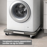 Transport Roller Verstelbaar - 300 KG - Verplaatser - Wasmachine Verhoger - Vaatwasser, Koelkast, Vriezer en Droger - Meubelroller - Transporthulp