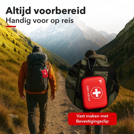 104-Delige EHBO Kit - Noodpakket - EHBO voor Auto, Thuis, en - Kit met en - en