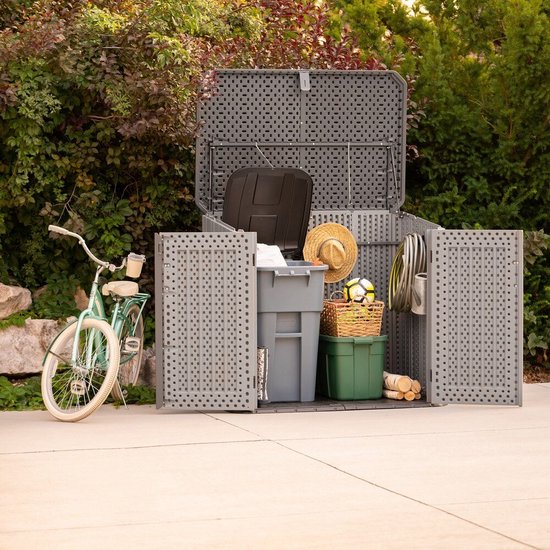 Lifetime® Containerombouw Kunststof voor 2 containers - kliko ombouw