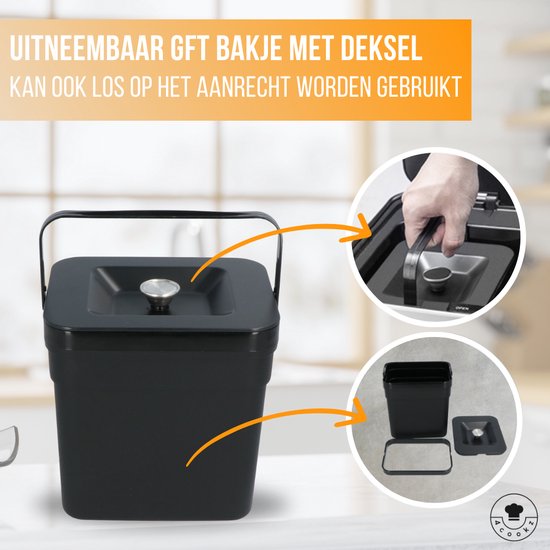 4cookz® Smart Waste Prullenbak Afvalscheiding met sensor 72